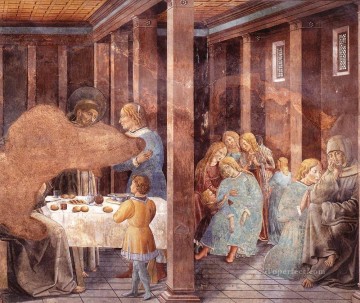  wall Canvas - Scenes from the Life of St Francis Scene 8south wall Benozzo Gozzoli